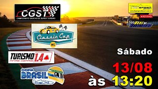 CAMPEONATO GAÚCHO DE SUPER TURISMO +CLASSIC CUP +TURISMO 1.4 MG +COPA BRASIL FÓRMULA DELTA | Ao Vivo