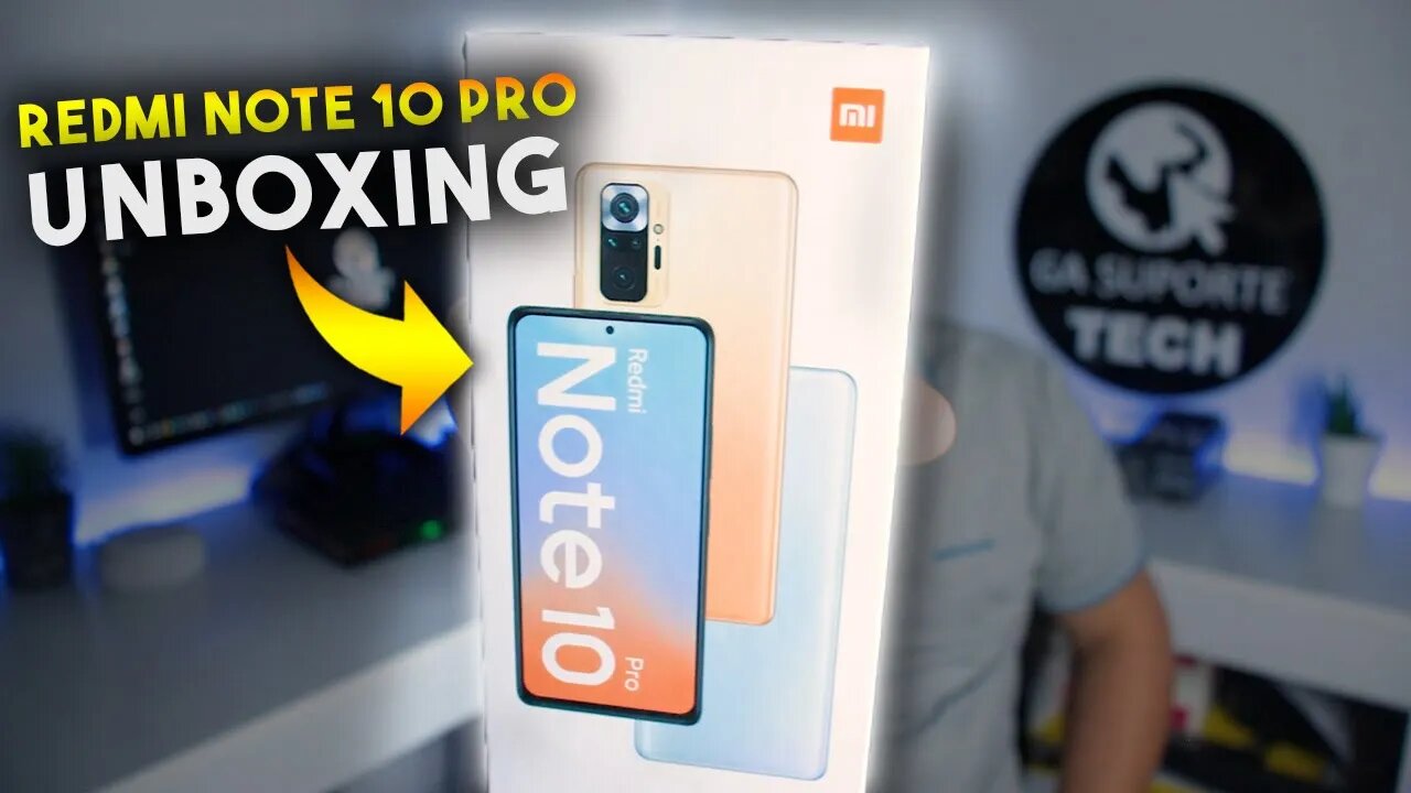 Redmi Note 10 PRO, Tudo que você PRECISA SABER! Unboxing e Impressões