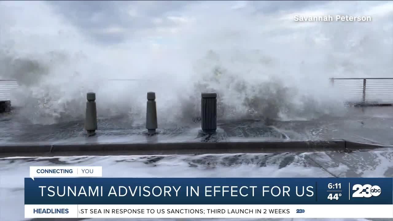 Tsunami advisory issued for U.S. West Coast