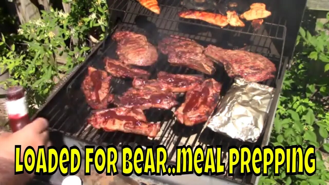 Weekly meal prepping the Bears way. #outdoorcooking #Grilling