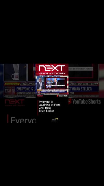 Everyone is Laughing at Fired CNN Host Brian Stelter #shorts