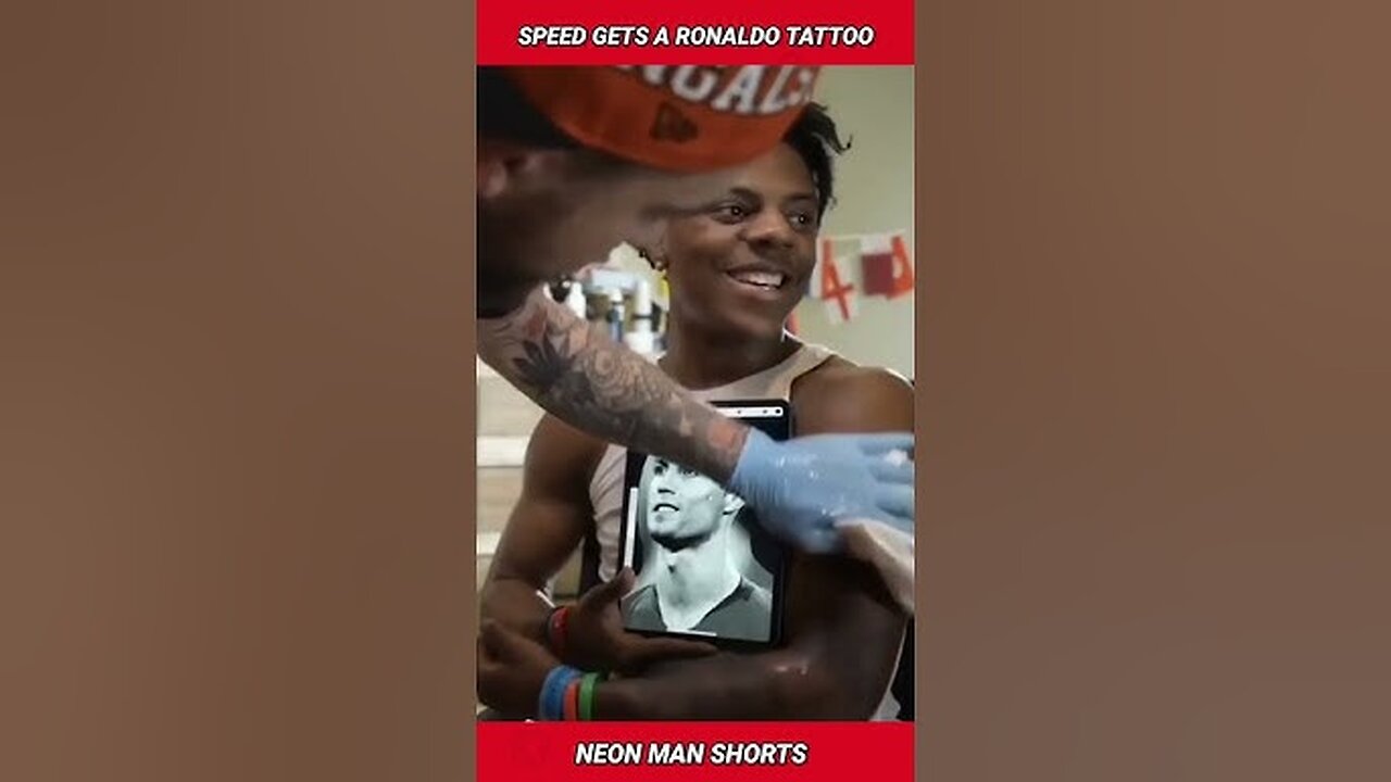 SPEED GEAT RONALDO TATTOO 😈ISHOWSPEED VIDEO