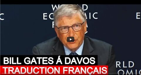 Bill Gates - Davos (Traduction en Français)