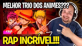 REACT Rap do Luffy, Natsu e Ichigo - É ISSO QUE ME FAZ UM HERÓI | NERD HITS