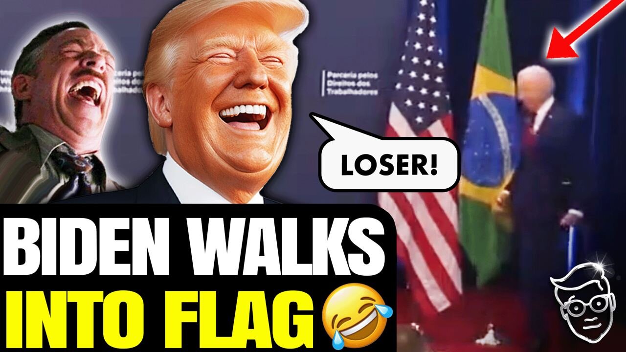 Biden Kicks Over Brazilian Flag, Slips Into Coma, Ignores President Of Brazil | Visibly ENRAGED 🇧🇷