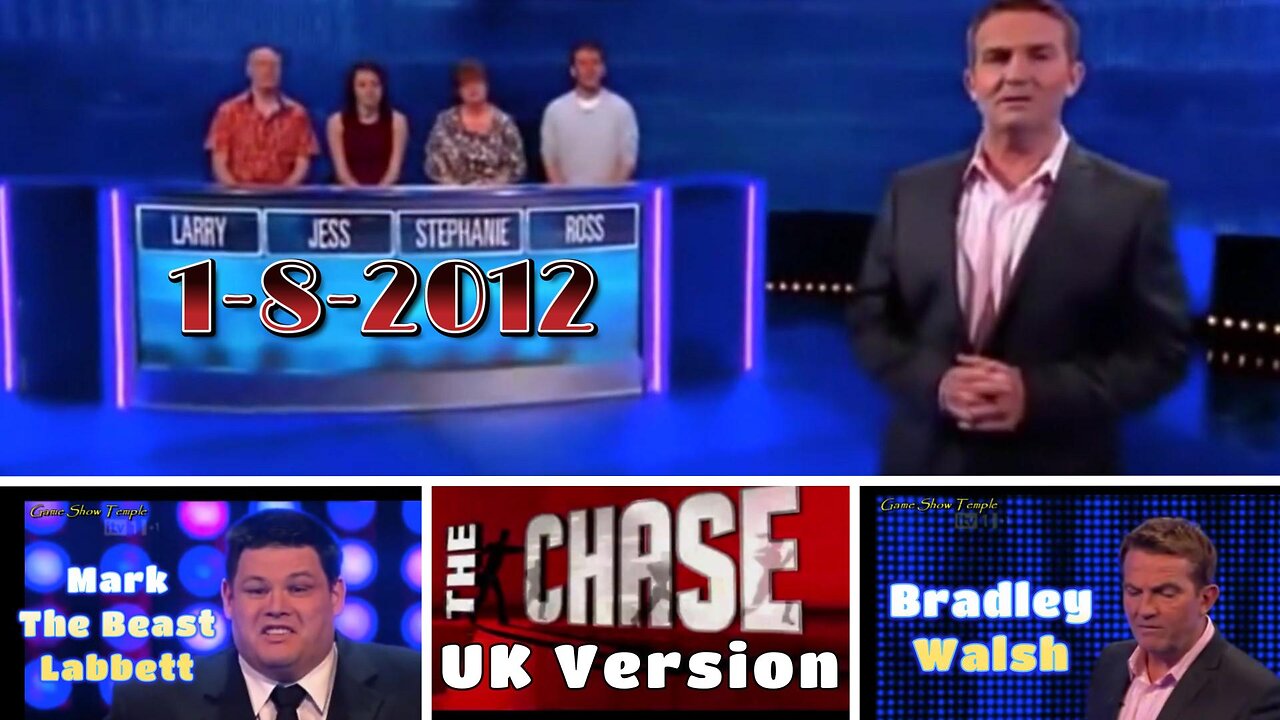 Bradley Walsh | Mark "The Beast" Labbett | The Chase UK Version (1-8-2012) Full Episode | Game Shows