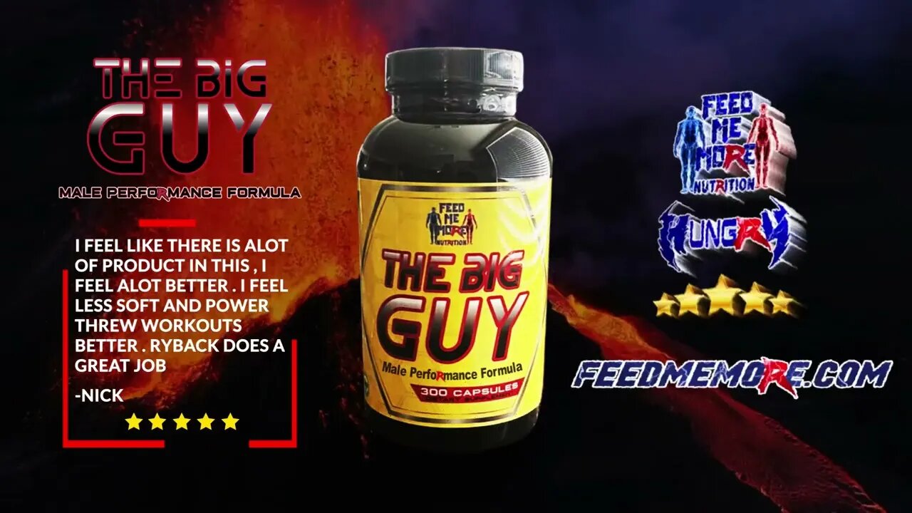 The Big Guy Male Performance Formula by Feed Me More Nutrition