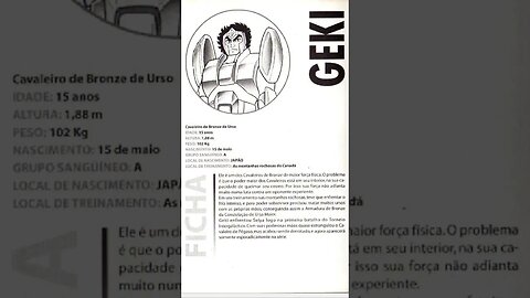 Os Cavaleiros Do Zodíaco - Geki Ficha [Pause o Vídeo Caso Não Consiga Ler]