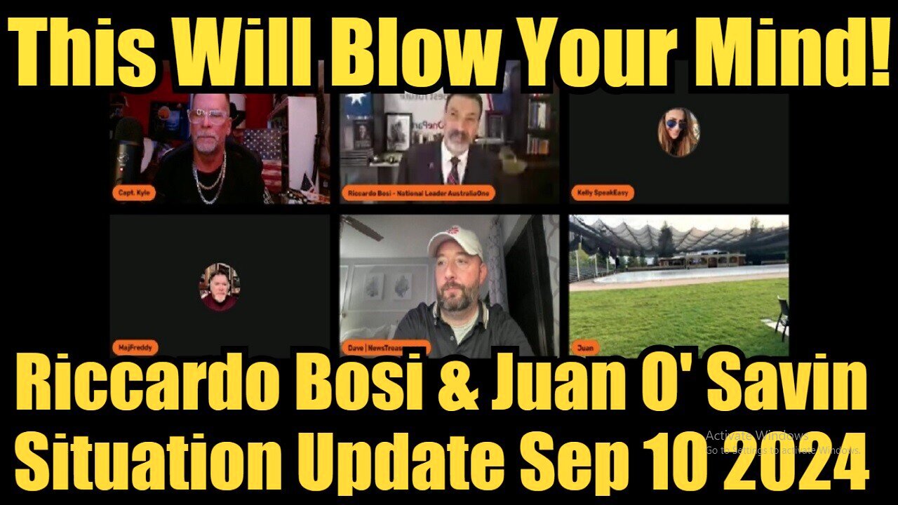 Riccardo Bosi & Juan O' Savin Situation Update 10/29/2024 - This Will Blow Your Mind!