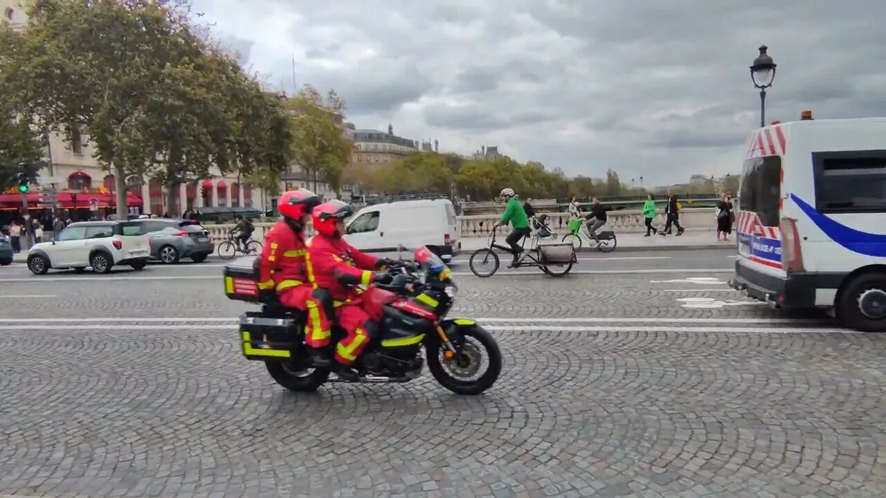 Ambiance vers le Quai de l'horloge à Paris 🚨🚨🚨