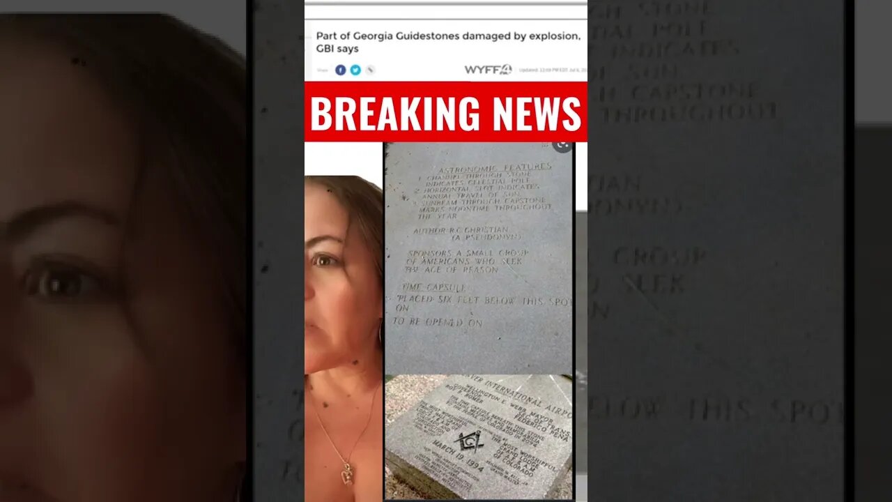 #BREAKINGNEWS Georgia GUIDE STONES BOMBED ! | #conspiracy corner #shorts