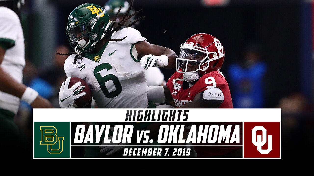 2019 Big ten Championship #6 Oklahoma vs #7 Baylor