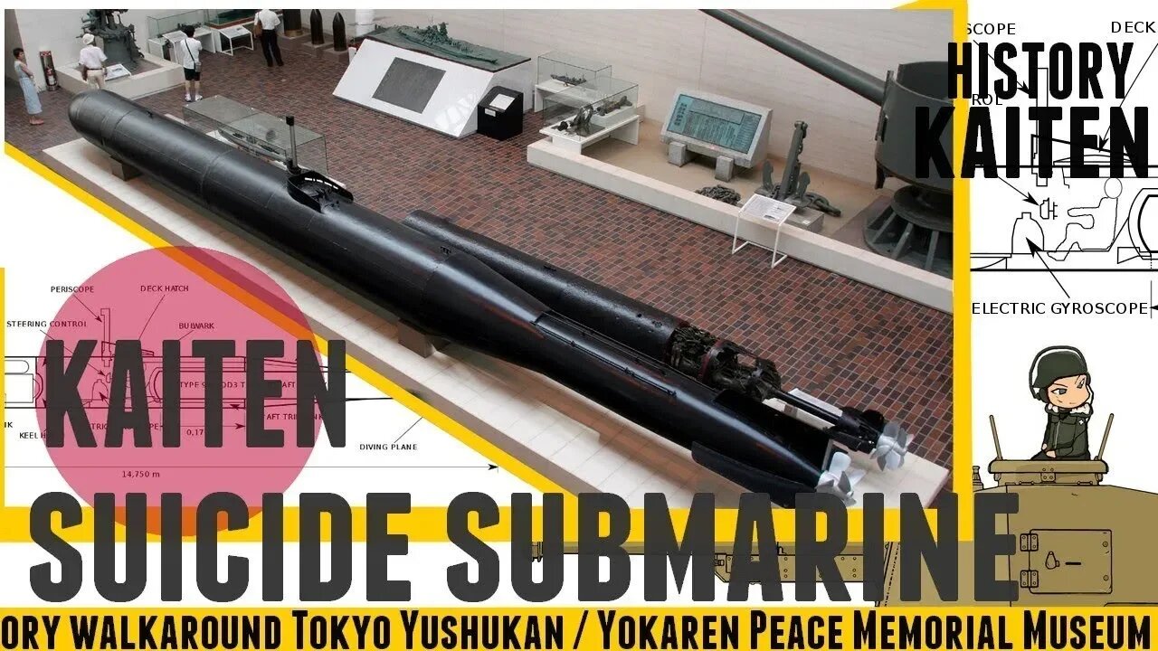 The Last Kaiten Kamikaze Submarine - History - 回天