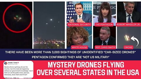 Mystery Drones Flying Over Several States in the US - Latest Update