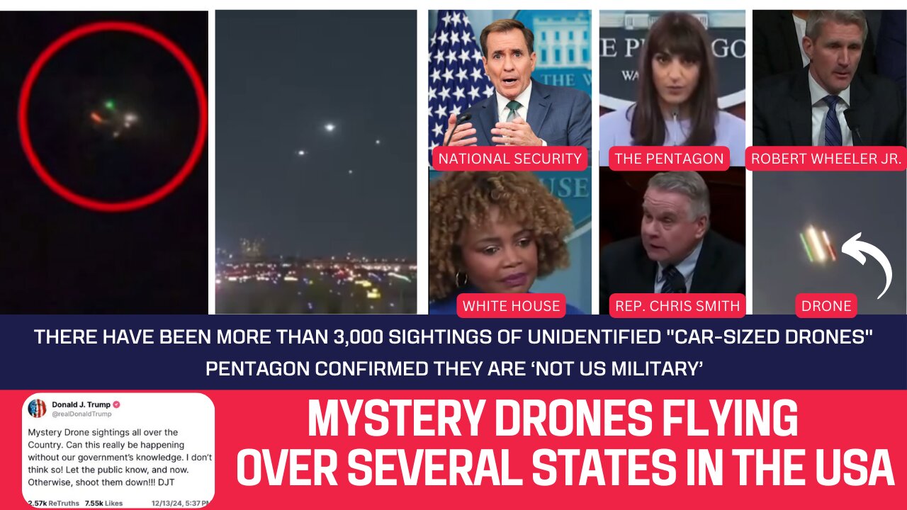 Mystery Drones Flying Over Several States in the US - Latest Update