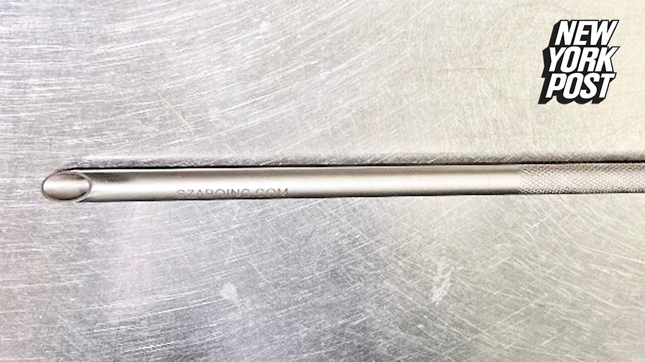 Passenger arrested for trying to board plane with 'vampire straw' weapon in Boston