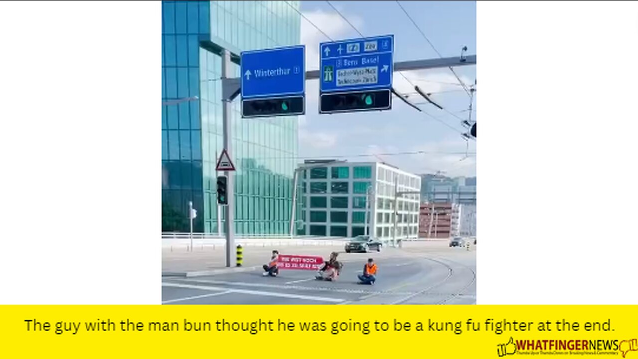 The guy with the man bun thought he was going to be a kung fu fighter at the end.