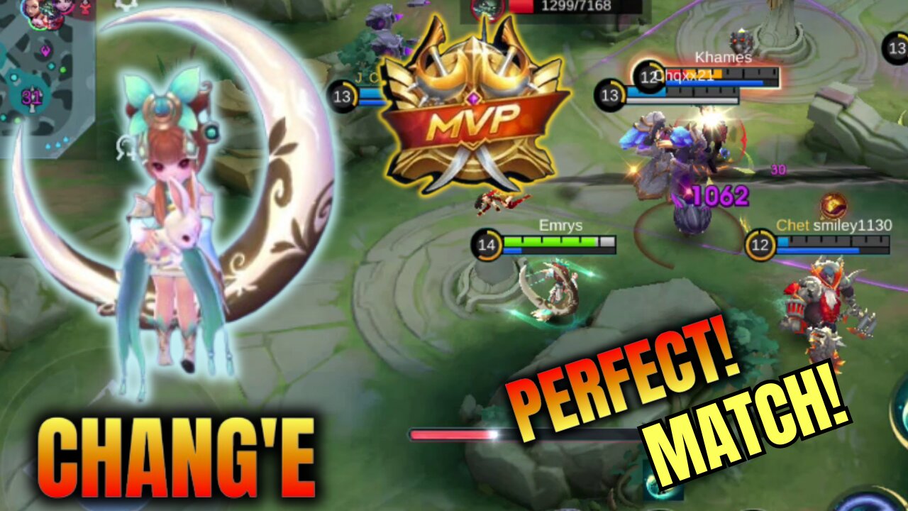 PERFECT MATCH! + MVP!! Mythic Ranked Chang'e