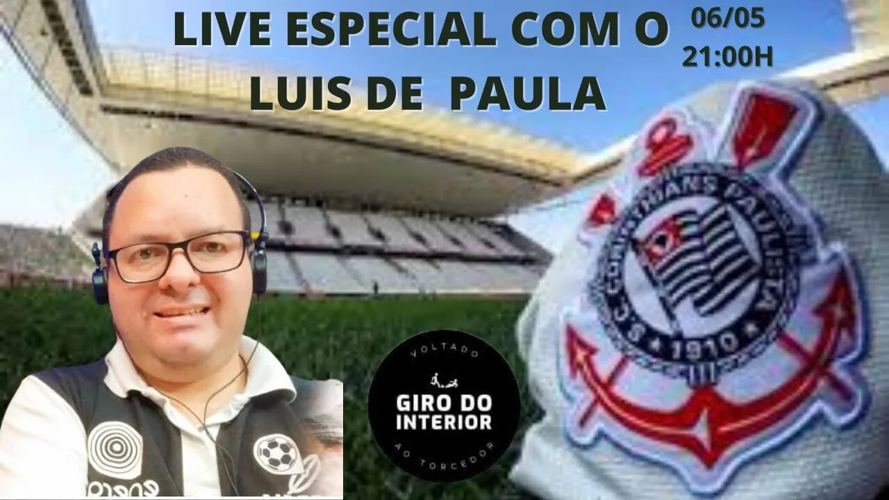 LIVE AO VIVO - LUIS DE PAULA - INTEGRANTE E NARRADOR DO ESTÁDIO 97