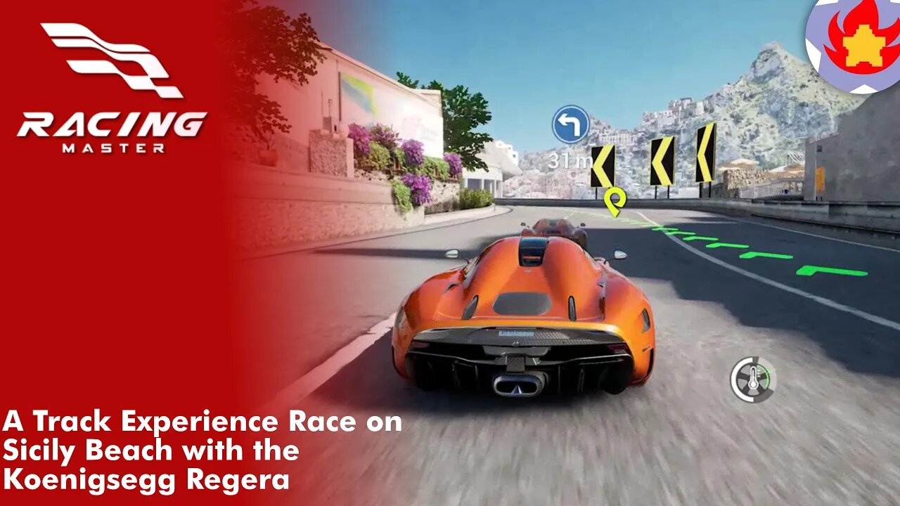 A Track Experience Race on Sicily Beach with the Koenigsegg Regera | Racing Master