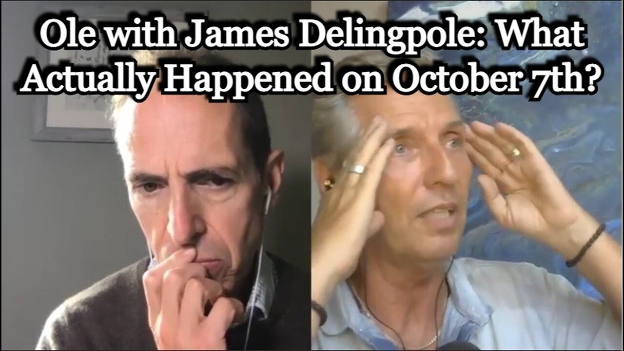 Ole Dammegard with James Delingpole: What Actually Happened on October 7th?