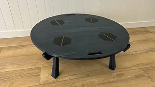 Furniture Refinishing - Cerusing a Vintage Ranch Oak Table