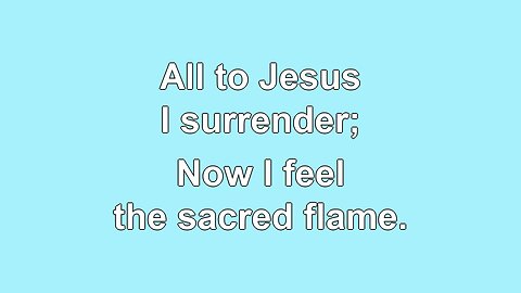 I Surrender all V5