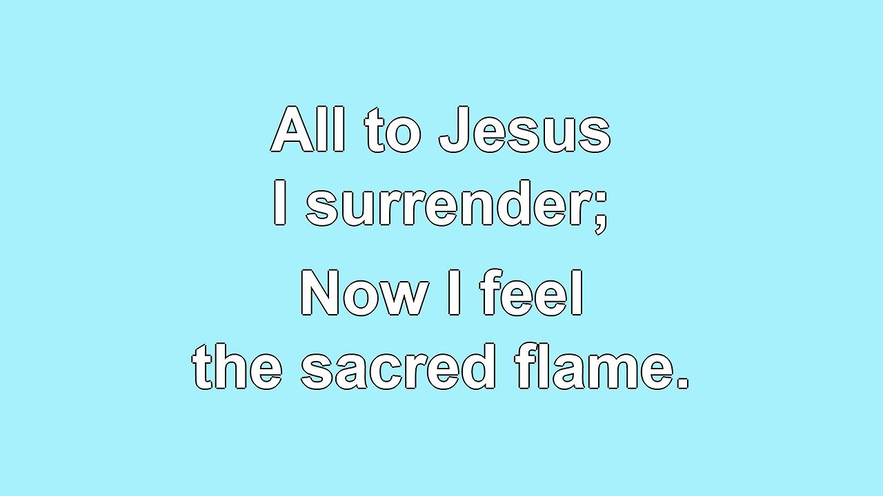 I Surrender all V5