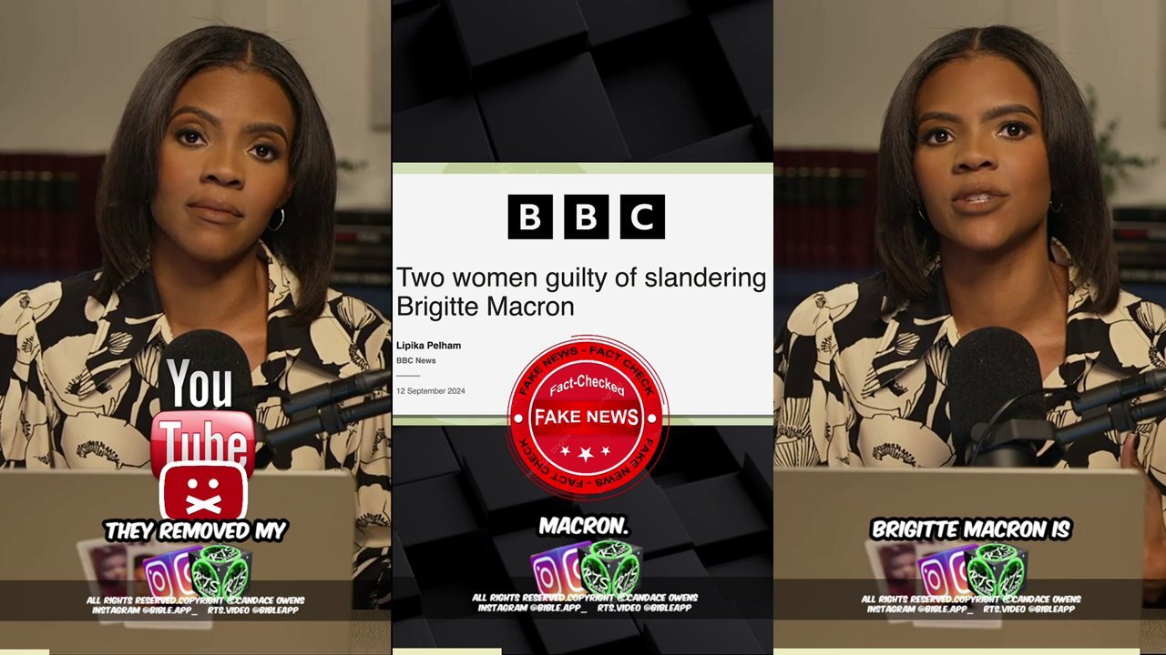 Candace Owens catche the BBC, other media in the act, again, this time to protect Brigitte Macron