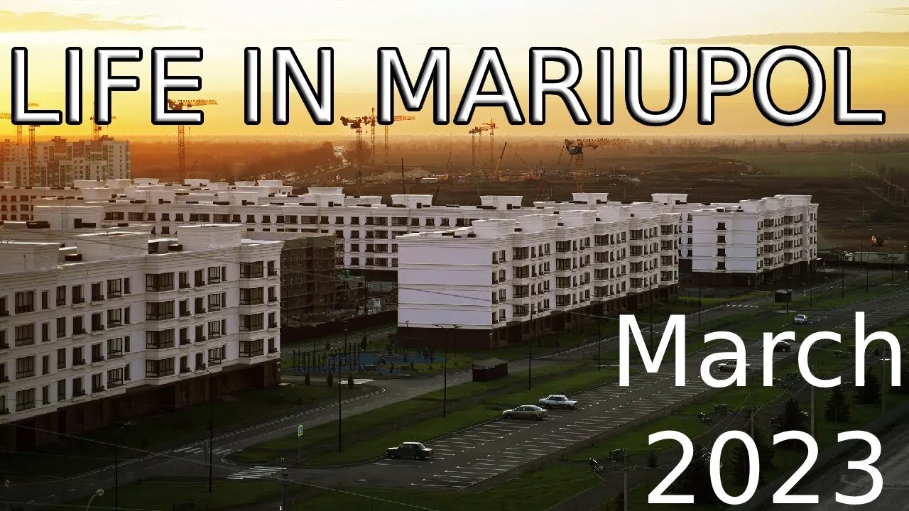 come si vive a Mariupol in RUSSIA a MARZO 2023 La ricostruzione di Mariupol dei RUSSI e altri filmati fatti da NIck un residente della città RUSSA che fa vedere i lavori