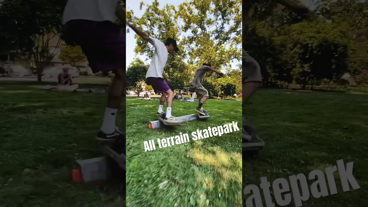 #skateboarding IN THE GRass?? Only with a #onewheel