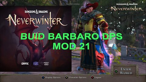 Neverwinter (pt-BR) Build de Bárbaro Mod 21 At-will Encounter Daily Class feature Feat