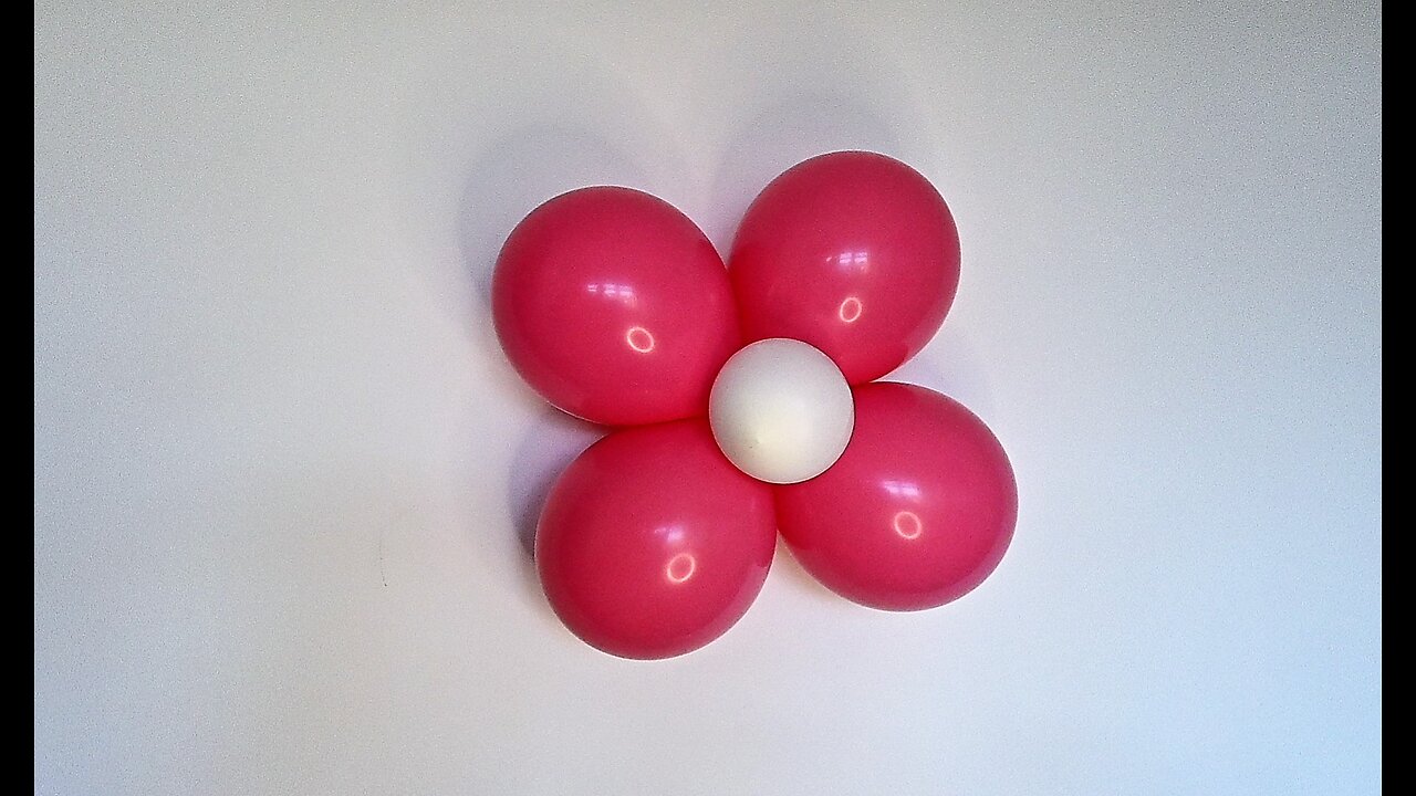 Simple Balloon Flower / Birthday Decorations, Birthday Party Decoration