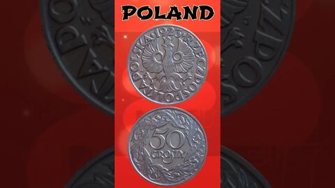 Poland 50 Groszy 1923.#shorts #education #coinnotesz