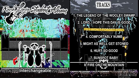 Rock Dojo Student Album #33 “Interchangeable”: I Won’t forget you (Poison Cover) Track 3
