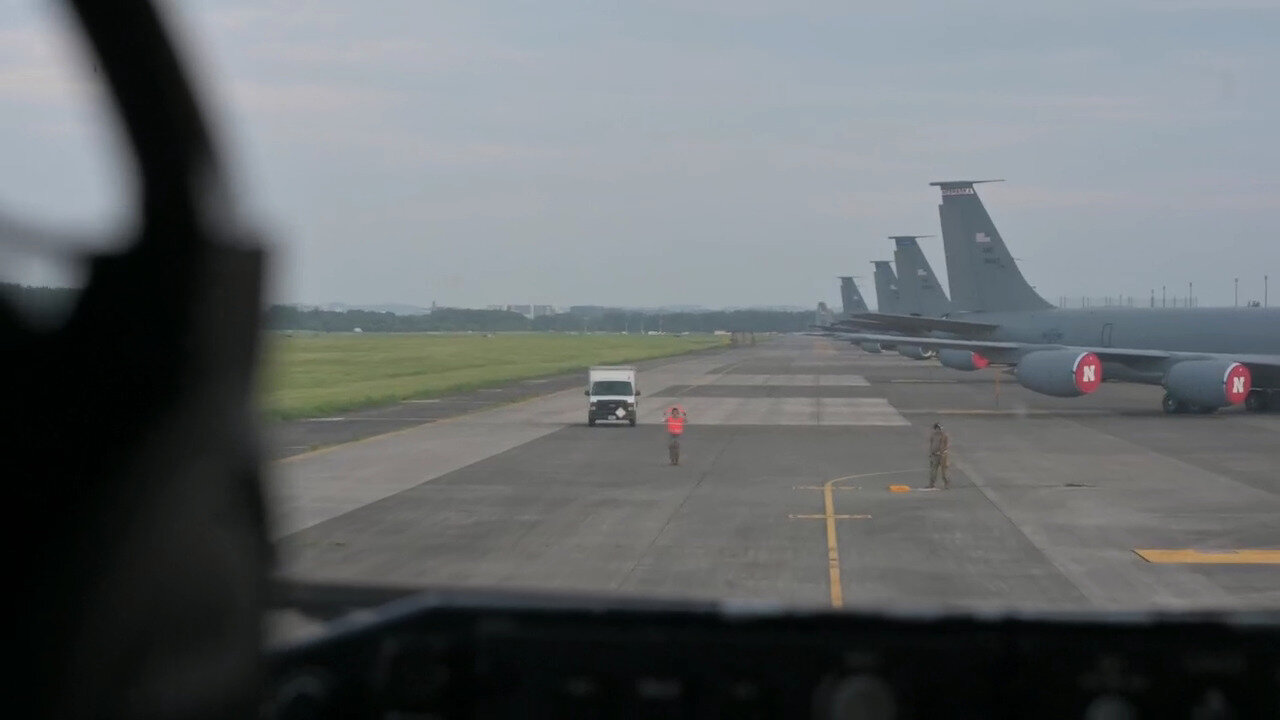 Airmen deploy in support of MG23 (B-roll)