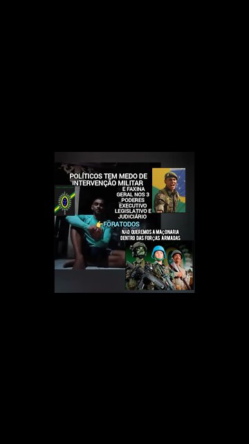 🤔Porque os Políticos e até Bolsonaro tem medo de INTERVENÇÃO MILITAR SEM POLÍTICOS?🇧🇷💪
