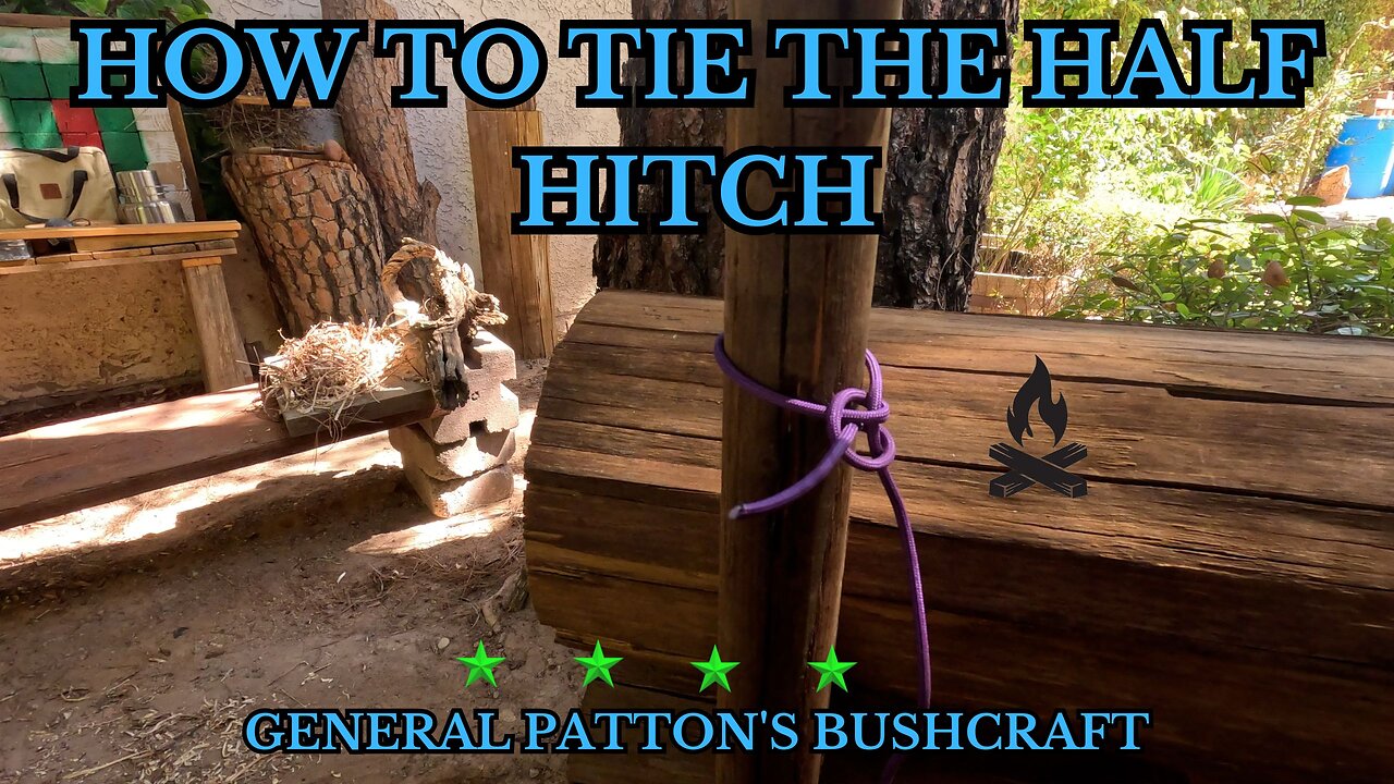 HOW TO TIE THE HALF HITCH KNOT