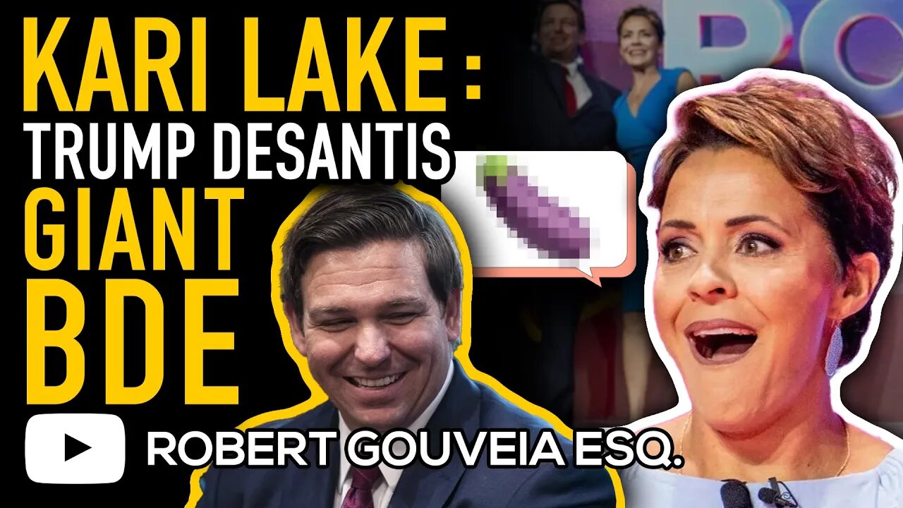 KARI LAKE CONFIRMS: TRUMP and DESANTIS Have BIG D ENERGY