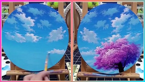 This video shocks you! How to draw a cloud in one minute!!!