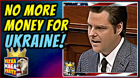 MATT GAETZ BLASTS DOD/MILITARY CORRUPTION OVER UKRAINE!