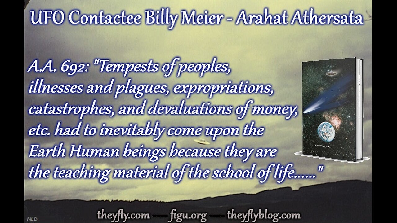 Billy Meier UFO Contact Reports - Telepathic Transmission from Arahat Athersata