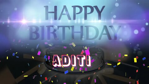 Wish you a very Happy Birthday Aditi from Birthday Bash