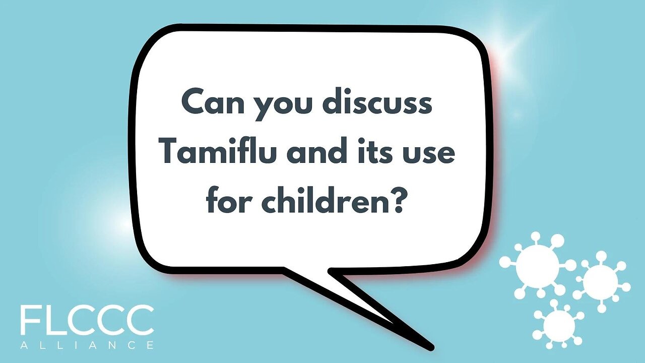 Can you discuss Tamiflu and its use for children?