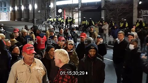 Protestors Gather at Black Lives Matter Plaza