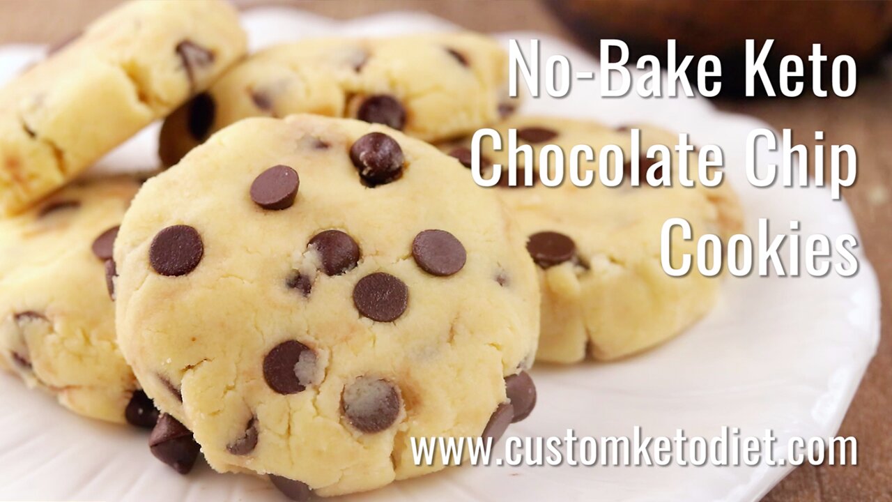 Keto Diet: No Bake Chocolate Chip Cookies! 🍪