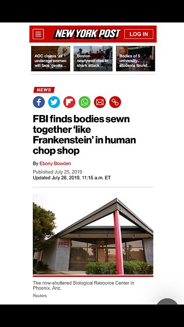 FBI Shines Light on “Human Chop Shop”