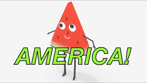 Happy Birthday AMERICA! - WATERMELON Birthday Song