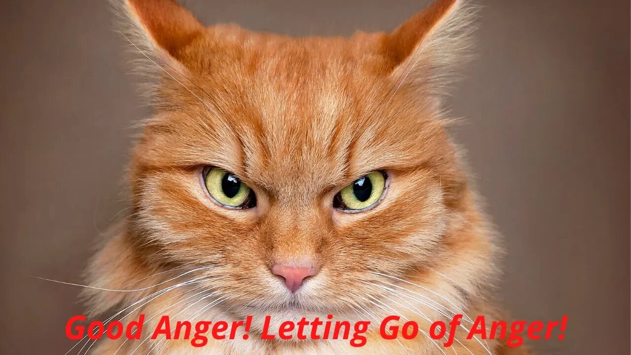 Good Anger! Letting Go of Anger!