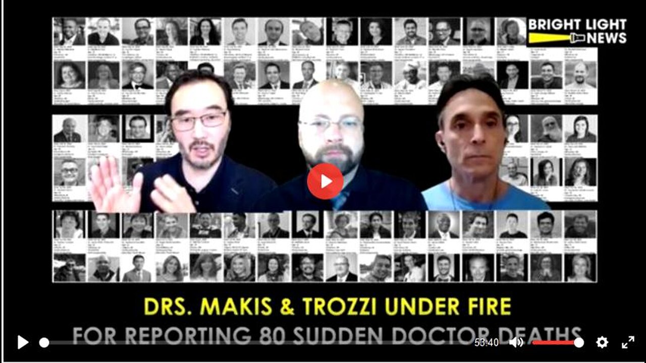 Doctors Under Fire for Reporting 80 Sudden Doctor Deaths now over 100!